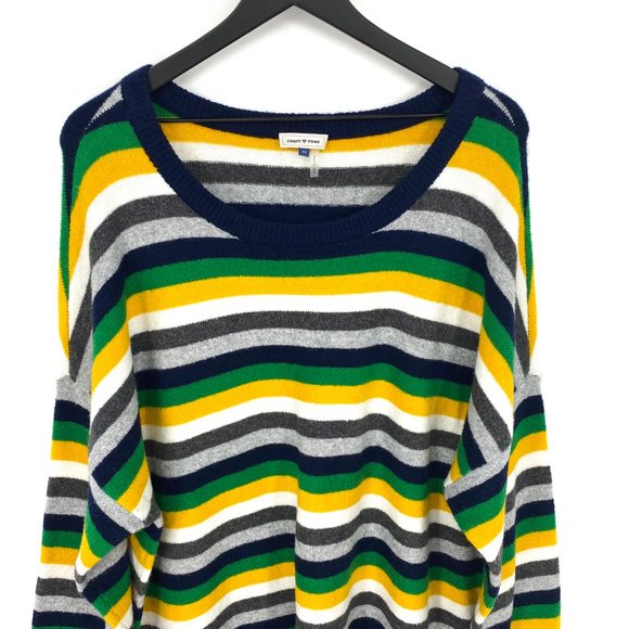 COURT & ROWE Wool Blend Striped Sweater - Picture 5 of 16